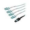 StarTech.com MPO/MTP to LC Breakout Cable - Plenum-Rated - OM3,  40Gb - Push/Pull-Tab - 5 m