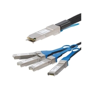 StarTech.com MSA Compliant QSFP+ Direct-Attach Twinax Breakout Cable - 3 m