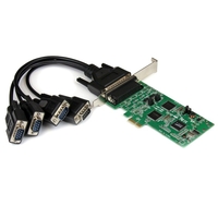 StarTech.com PEX4S232485 - 4 Port - PCI Express PCIe Serial Combo Card - 2 x RS232 2 x RS422 / RS485