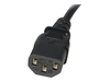 StarTech.com Power Cord Extension C14 to C13 1ft