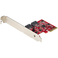 StarTech.com SATA PCIe Card - 2 Port PCIe SATA Expansion Card