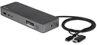 StarTech.com Universal Laptop Docking Station - 4K 60W PD - Dual DisplayPort USB C Dock