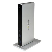 StarTech.com USB 3.0 Docking Station - Vertical - Dual Monitor Dock
