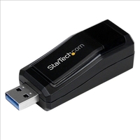 StarTech.com USB 3.0 to Gigabit Ethernet NIC Network Adapter - 10/100/1000 Mbps