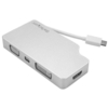 StarTech.com USB C Multiport Video Adapter - 4k 30Hz - USB Type C to VGA, DVI, HDMI, mDP