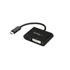 StarTech.com USB C To DVIi Adapter With Power White