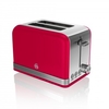 Swan 2 Slice Retro Red Toaster