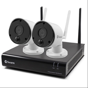 Swann 4 Channel 1080p Wireless Security System NVR NVW-490,  16GB Micro SD Card,  2 x Wi-Fi Thermal Sensing Cameras NVW-490CAM