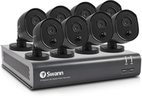 Swann 8 Channel Security System DVR-4580V Series with 8 x 1080p Thermal Sensing Cameras and 1TB HDD