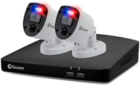 Swann Enforcer 2 Camera 4 Channel 4K Ultra HD DVR Security System with 1TB HDD