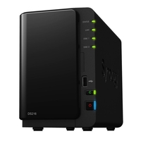 Synology DS216 12TB (2 x 6TB WD GOLD) 2 Bay Desktop NAS