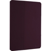 Targus iPad FlipView Ultra Twill/Pearlised PU thin stand case with single hand flip for viewing/typing in Purple - THD03902EU