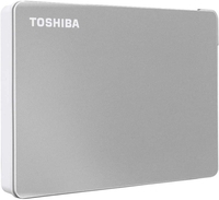Toshiba 2TB Canvio Flex Portable External Hard Drive - Silver