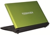 Toshiba NB500-130 Netbook,  Atom N455 1.66GHz,  1GB RAM,  320GB HDD,  10.1" LED,  NOOPT,  GMA 3150,  Webcam,  Metallic Lime Green,  Windows 7 Starter