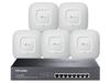 TP-Link EAP245 Radio Access Points With TL-SG1008PE 8-Port Gigabit PoE Switch