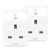 TP-Link KP105 Smart Plug Wi-Fi Slim Smart Plug Twin Pack - Works with Alexa/Google Home