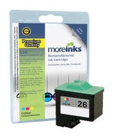 TriColour Remanufactured Ink Cartridge to Replace Lexmark 26 Capacity 15 ml