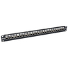 Tripp Lite 24-Port 1U Rack-Mount STP Shielded Cat6a Feedthrough Patch Panel,  RJ45 Ethernet