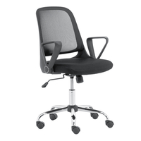 Try - Mesh Back Operator Chair With Fabric Seat And Chrome Base