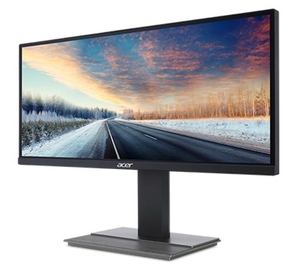 um.cb6ee.018 86cm (34) 21:9 UltraWide QHD ZeroFrame 6ms 100M:1 ACM 320nits IPS LED HDMI(with MHL) HDMI 2.0 DP USB3.0 Hub(1up 4down) Audio In/Out MM Height adj. EURO/UK EMEA TCO6.0 Darkgrey Acer EcoDisplay