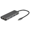 USB C Multiport Adapter - 10Gbps USB Type-C Mini Dock with 4K 30Hz HDMI - 100W Power Delivery Passthrough - 3-Port USB Hub,  GbE - USB 3.1/3.2 Gen 2 Laptop Dock - 10" Cable