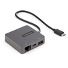 USB-C Multiport Adapter - USB 3.1 Gen 2 Type-C Mini Dock - USB-C to 4K HDMI or 1080p VGA Video - 10Gbps USB-A USB-C,  GbE - Portable Travel Laptop Dock - Works w/Thunderbolt 3