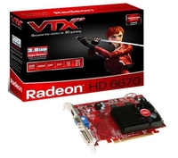 VTX3D Radeon HD 6670 V2 - 2 GB GDDR3 - PCI-Express 2.1 (VX6670 2GBK3-HV2)