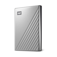 WD My Passport Ultra Silver 4TB Portable Hard Drive for MAC