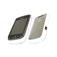 White Elite 2 Tone Case BlackBerry 9800 Torch