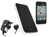 White Mesh NET Case LCD Screen Protector Mains Charger Apple iPhone 4