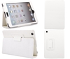 White PadWear Stand and Type Multi Functional Case with Sleep Sensor For Apple iPad Mini Tablet