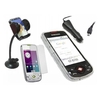 White ProGel Case LCD Protector Car Charger Car Holder - Samsung i5700 Galaxy