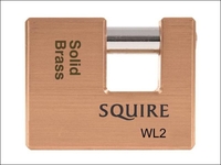 WL2 Warehouse Padlock 70mm Solid Brass