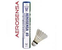 YONEX Aero Sensa- 40 Goose Feather Badminton Shuttlecocks - Dozen 79- Fast. Red.