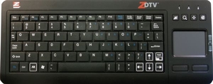 Zoom Wireless Keyboard for TV-connected Windows PC,  Xbox 360,  and PS3