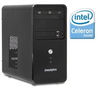 Zoostorm Desktop PC,  Intel Celeron G530 SandyBridge 2.4GHz,  4GB DDR3,  250GB HDD,  DVDRW,  Intel HD,  No Operating System