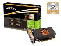 Zotac GT 730 1GB DDR5 VGA DVI HDMI PCI-E Low Profile Graphics Card