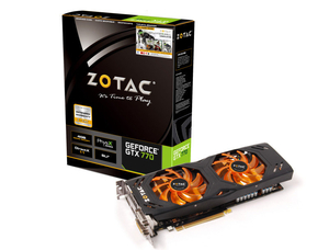 Zotac GTX 770 4GB GDDR5 Dual DVI HDMI DisplayPort PCI-E Graphics Card
