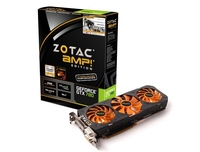 Zotac GTX 780 AMP Edition 3GB GDDR5 Dual DVI HDMI DisplayPort PCI-E Graphics Card