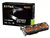 Zotac GTX 980 AMP! Edition 4GB GDDR5 DVI HDMI Three DisplayPort PCI-E Graphics Card