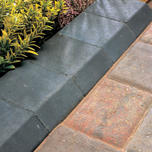 Bradstone,  Block Kerbs Charcoal Small Kerb,  125 x 125 x 100 - 288 Per Pack