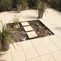 Bradstone,  Liscia Paving Cream 450 x 450 - Individual Unit