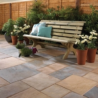 Bradstone Old Riven Concrete Paving Autumn Bronze 600 x 450 - 58 Per Pack