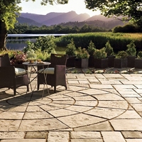 Bradstone Old Town Paving Grey-Green 3 Ring Squaring Off Kit - Pack