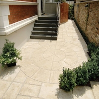 Bradstone Old Town Paving Weathered Limestone 3 Ring Squaring Off Kit - Pack