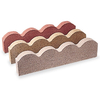 Bradstone,  Scalloped Edging Grey 600 x 150 x 50 - Individual Unit