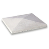 Bradstone,  Screenwall Off-White Pyramid Pier Cap,  305(L) x 305(W) - Individual Unit