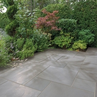 Bradstone Smooth Natural Sandstone Paving Silver Grey Patio Pack - 15.30 m2 Per Pack