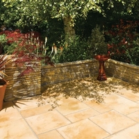 Bradstone,  Weathered Riven Paving Autumn Cotswold 450 x 450 - Individual Unit