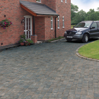 Charcon,  Woburn Rumbled Block Paving Graphite 134 x 134 x 80 - 6.46m2 Per Pack
